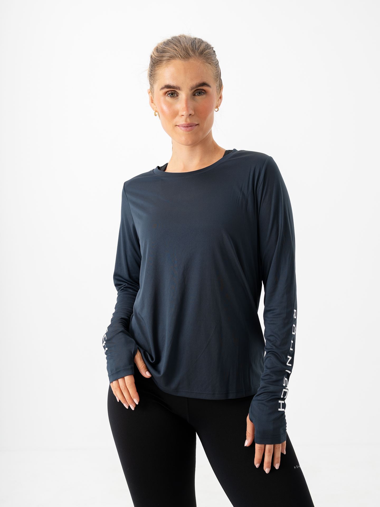 Röhnisch Team Logo Long Sleeve Space Navy