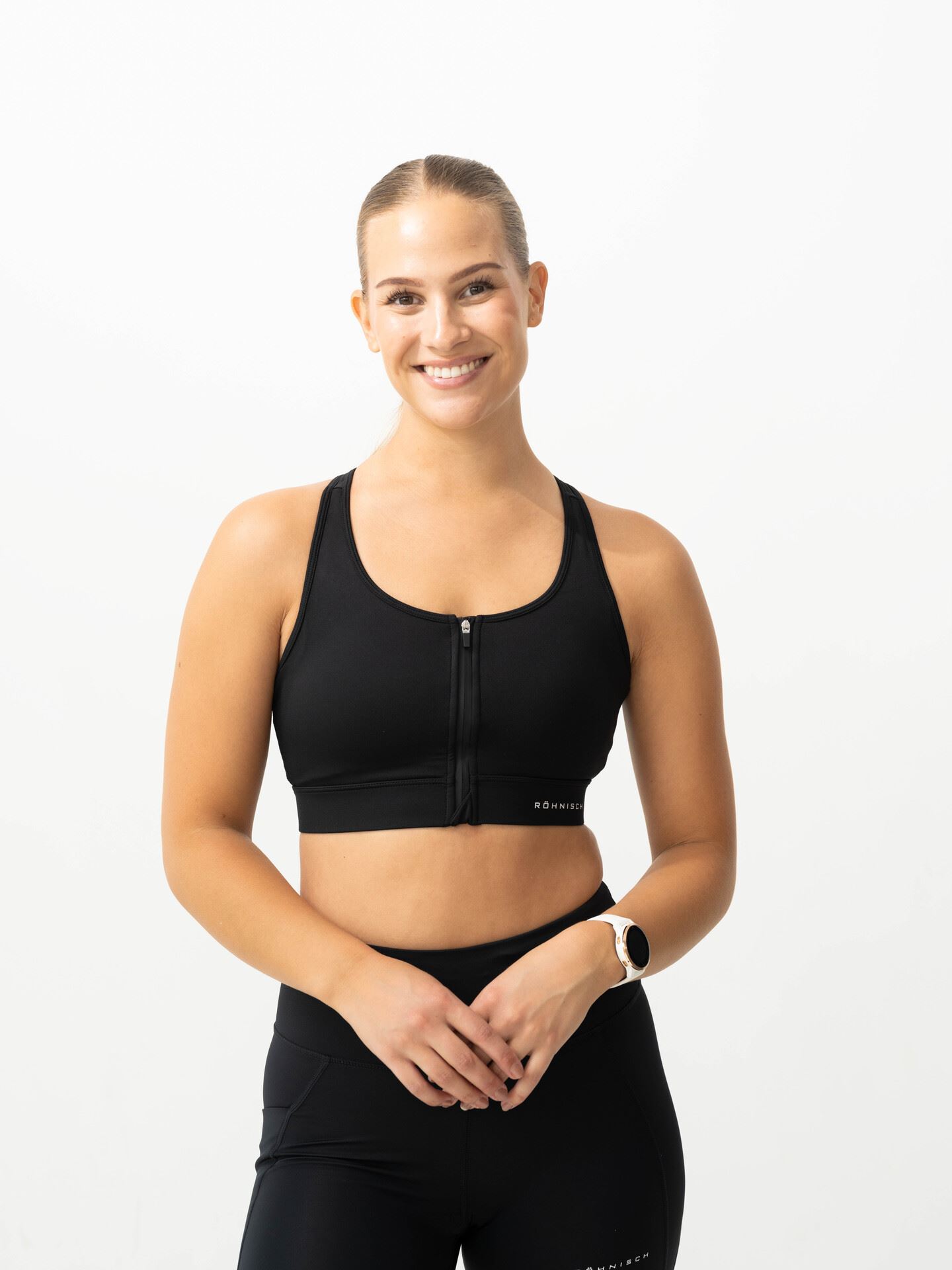 Röhnisch Essential Zip Sportsbra Black