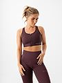 Röhnisch Essential Zip Sportsbra Huckleberry