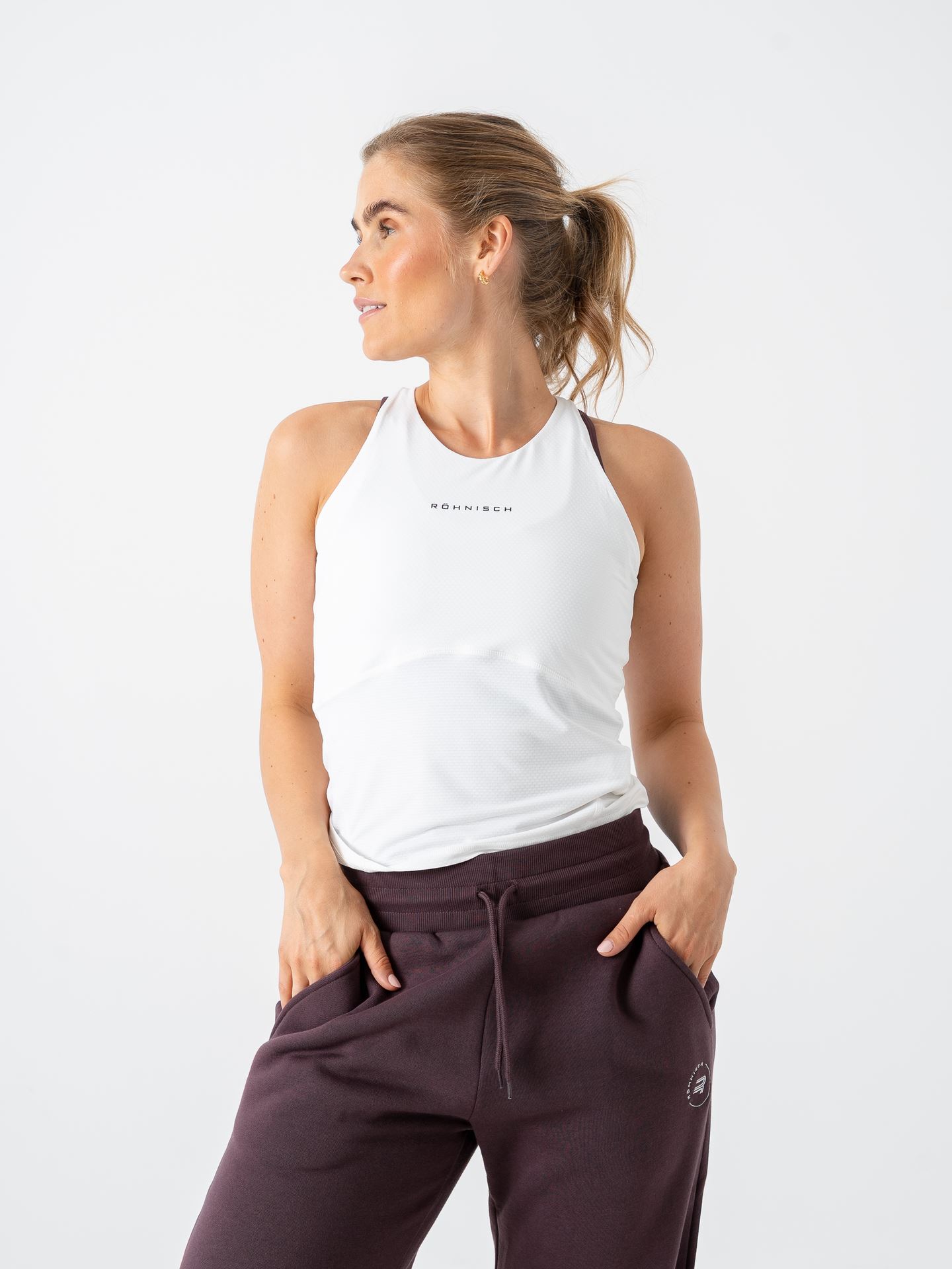 Röhnisch Jacquard Tank White