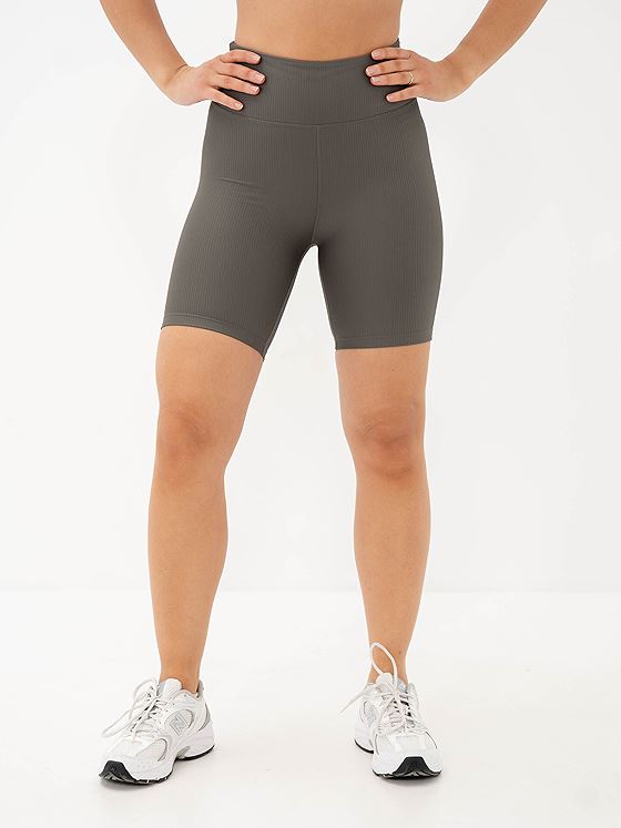 Röhnisch Ribbed R Bike High Waist Tights Gunmetal