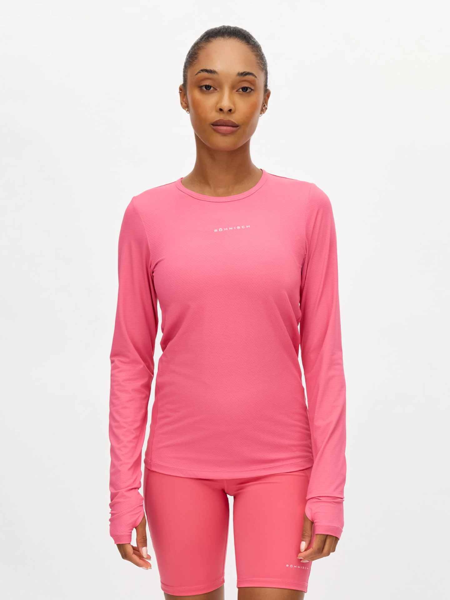 Röhnisch Jacquard Long Sleeve Top Fruit Dove