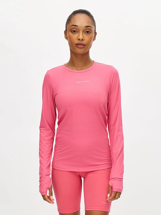 Röhnisch Jacquard Long Sleeve Top Fruit Dove