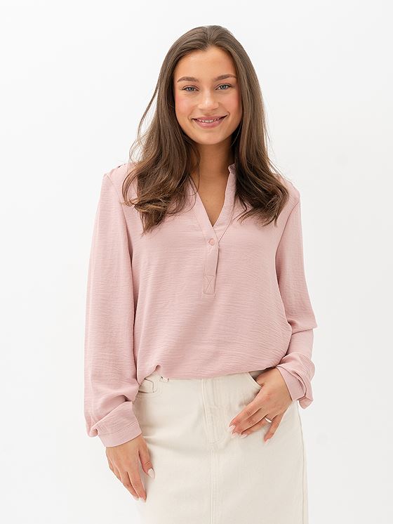 Selected Femme Mivia Long Sleeve Top Pale Mauve