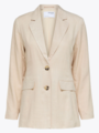 Selected Femme Viva Long Sleeve Blazer Sandshell