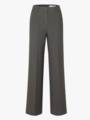 Selected Femme Rita Mid Waist Wide Pant Dark Grey Melange