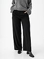 Selected Femme Tinni Midwaist Wide Pant Black