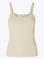 Selected Femme Celica Anna Strap Tank Top Oatmeal MÉLANGE