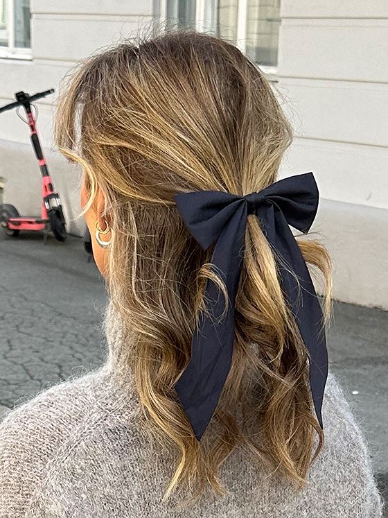 Selected Femme Mathilde Hairbow Black