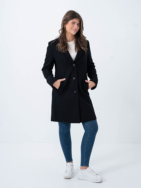 Selected Femme New Alma Wool Coat Black