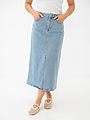 Selected Femme Krista-Gerda High Waist Light Blue Maxi Skirt Light Blue Denim
