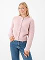 Selected Femme Gabriella Long Sleeve O-Neck Button Cardigan Bleached Mauve