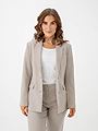 Selected Femme Rita Long Sleeve Classic Blazer Island Fossil Melange