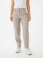 Selected Femme Rita-Ria Mid Waist Crop Pant Island Fossil Melange