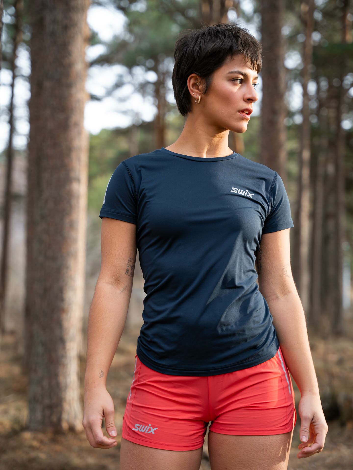 Swix Pace NTS Short Sleeve Baselayer Top Dark Navy