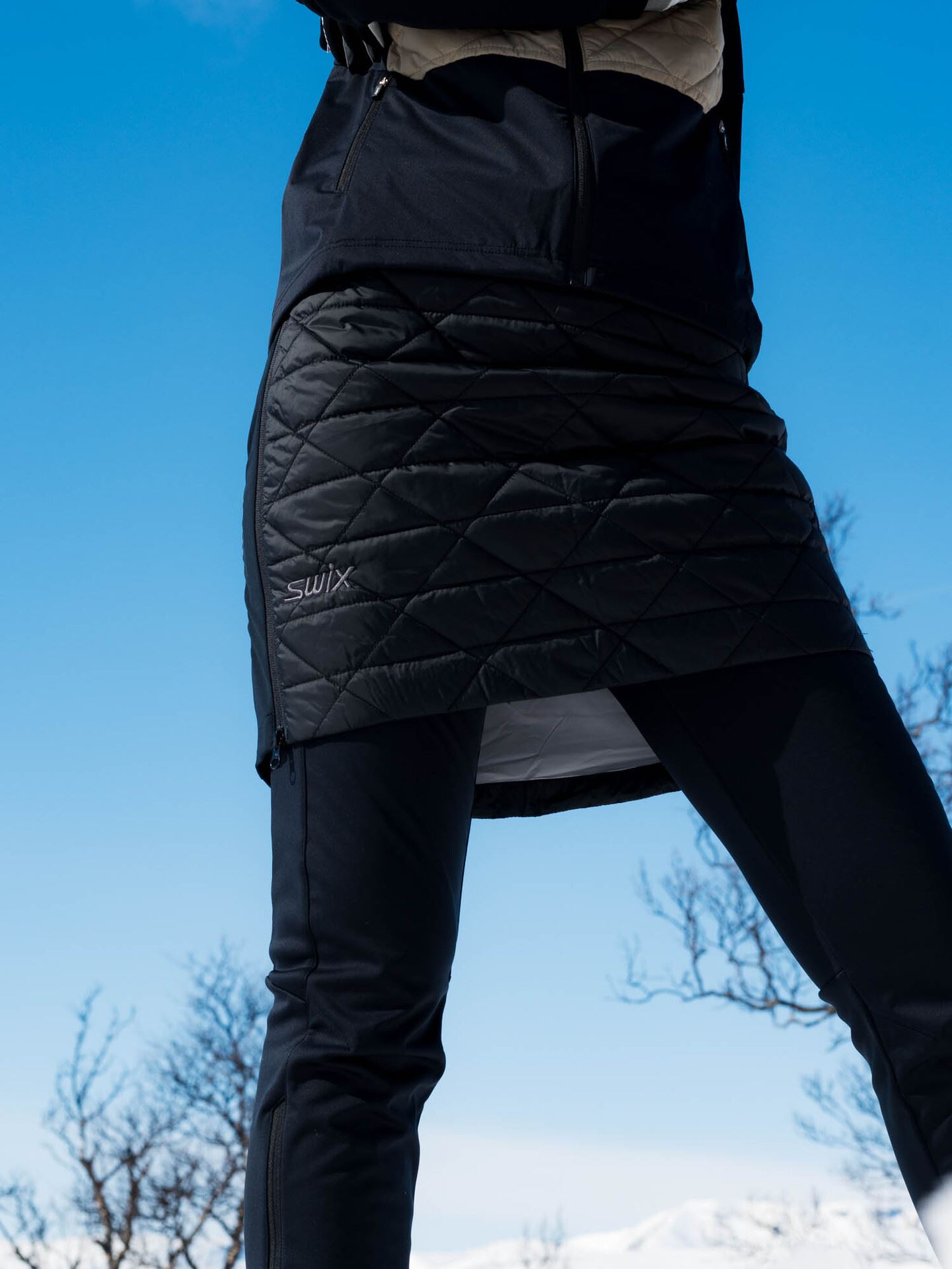 Swix Infinity Insulated Skirt W Black