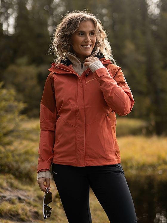 Twentyfour Flåm Stretch 2-Lags Jakke Oransje