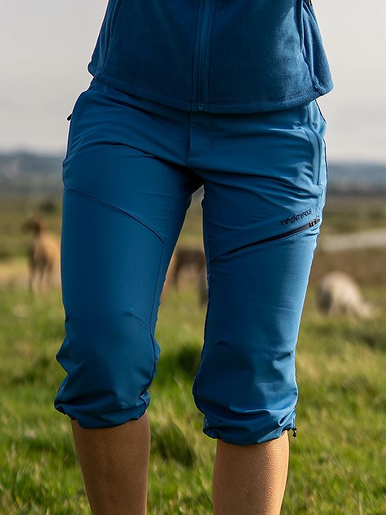 Twentyfour Flåm 2.0 Light Softshell 3/4 Bukse Blå