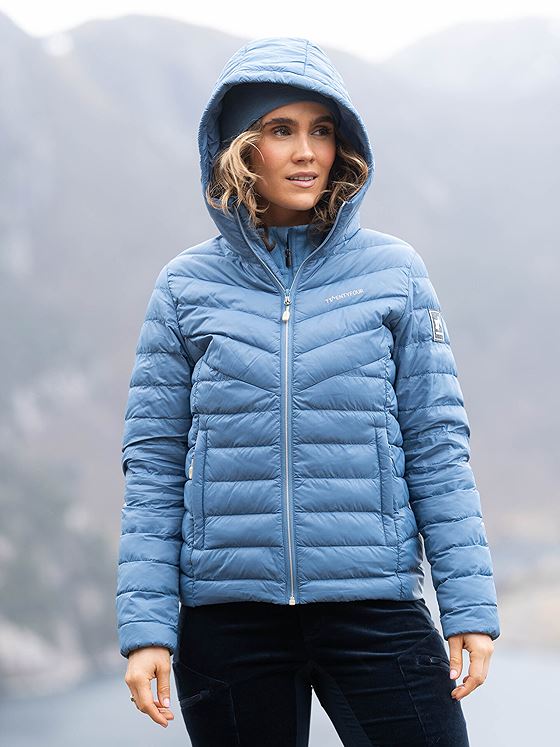 Twentyfour Finse Super Light Dunjakke Mellomblå