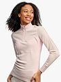 Twentyfour Aurora Aya Ull Half Zip Lys Rosa