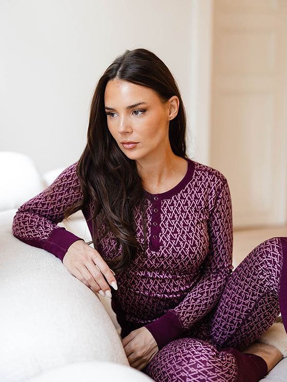 Twentyfour Aurora Aya Ulltopp Mørk Burgunder