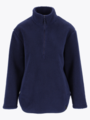 Twentyfour Mode Pile Half Zip Marineblå