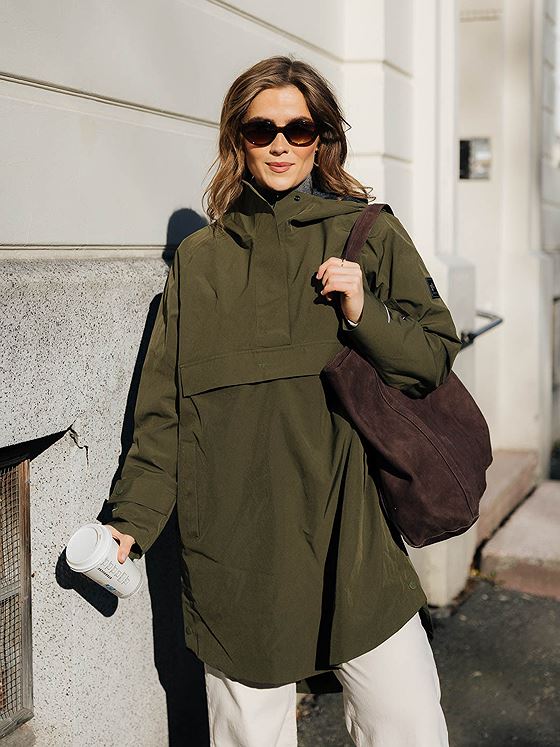 Twentyfour X GI Mode 2 Lags Poncho Mørk oliven