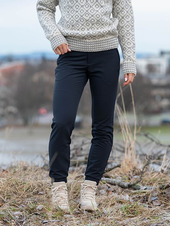 Twentyfour Mode Warm Light Softshell bukse Sort