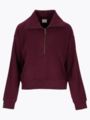 Twentyfour Mode Cozy Half-Zip Burgunder
