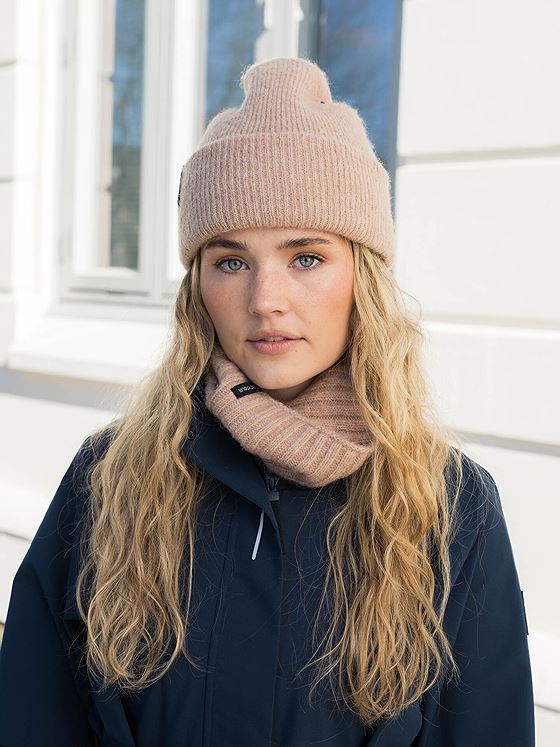 Twentyfour Mode Maya Hals Mørk Beige