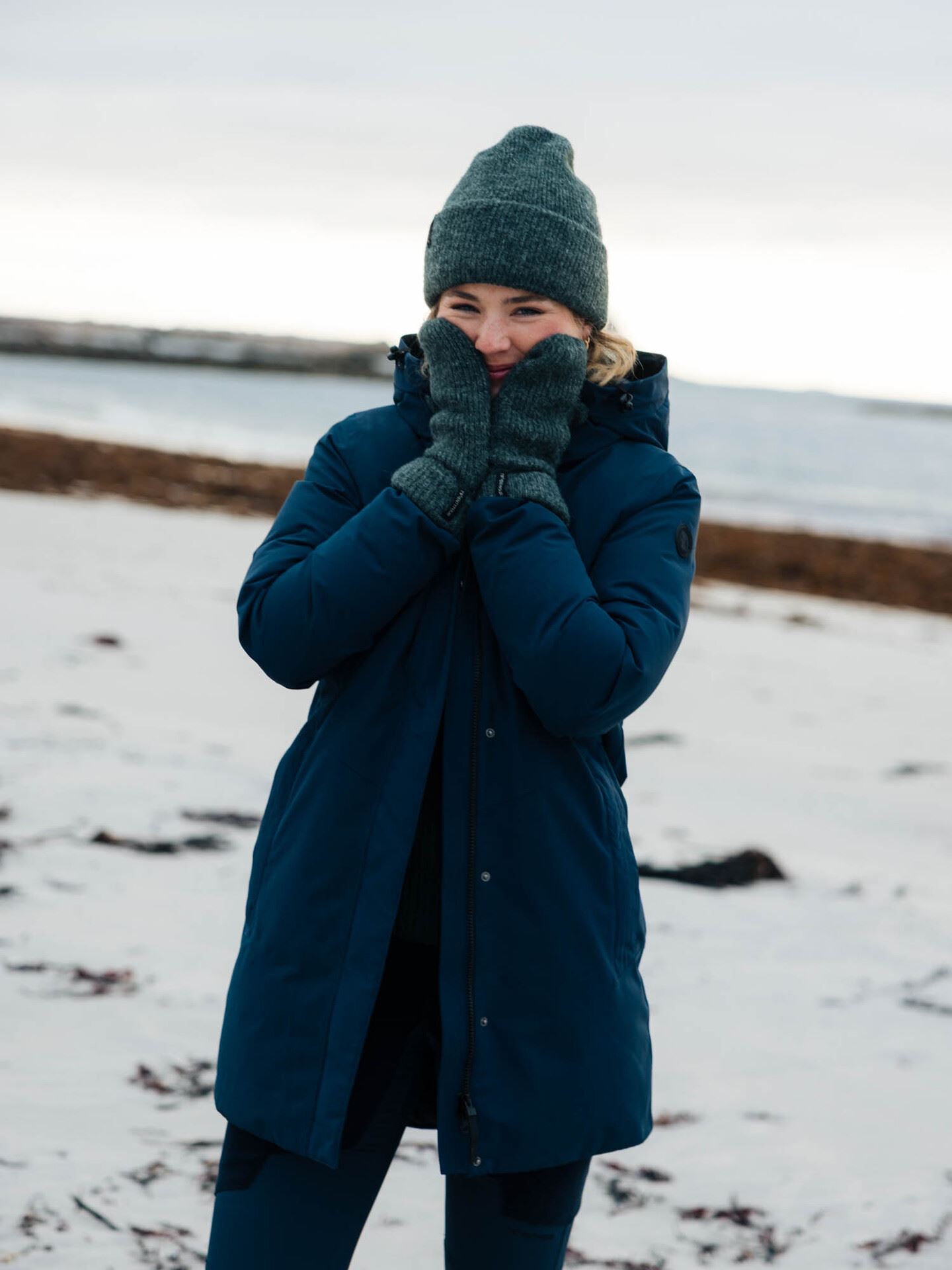 Twentyfour Mode Maya Strikkevott Dyp Grønn