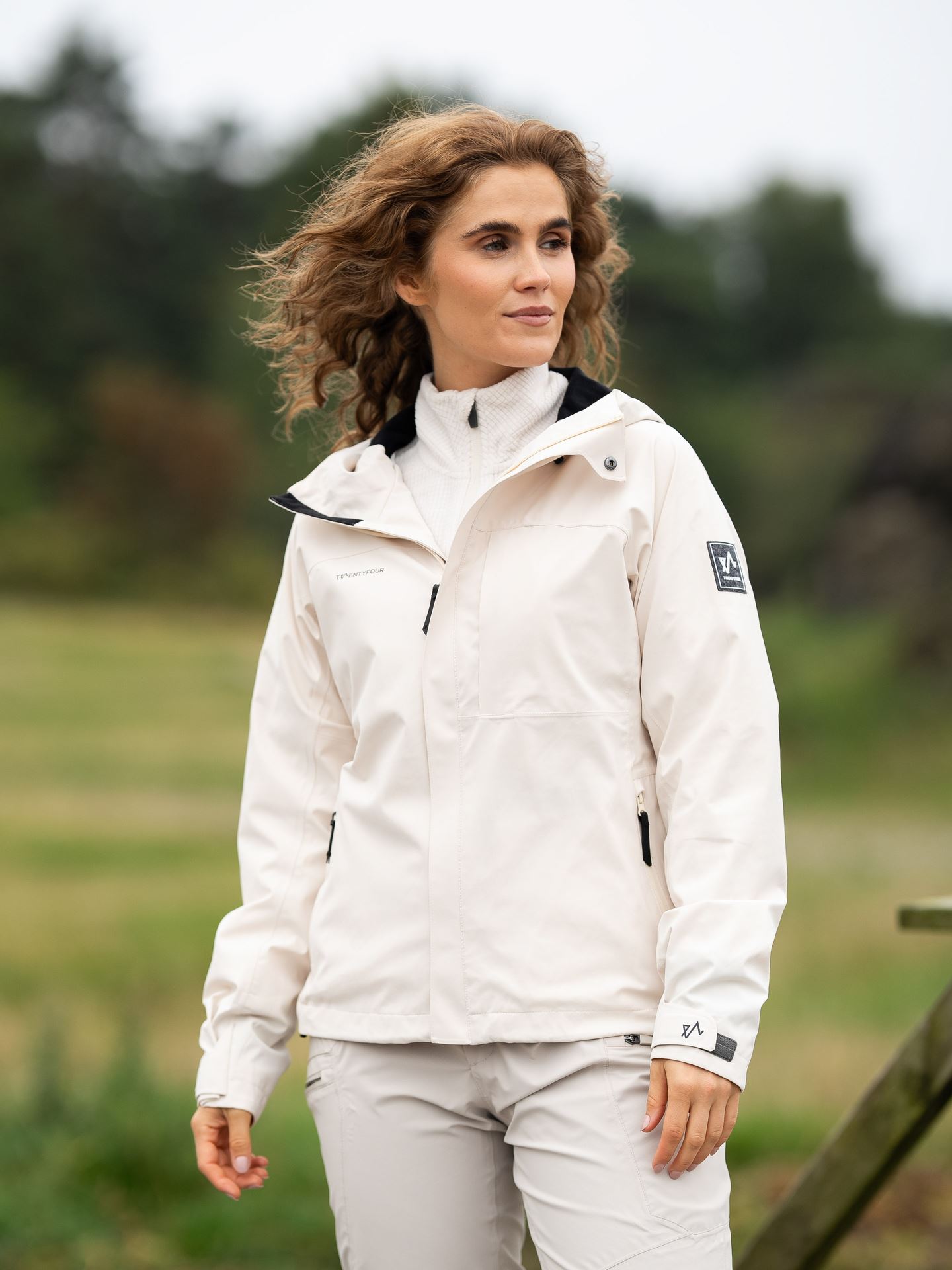 Twentyfour Venture Skalljakke Gråhvit