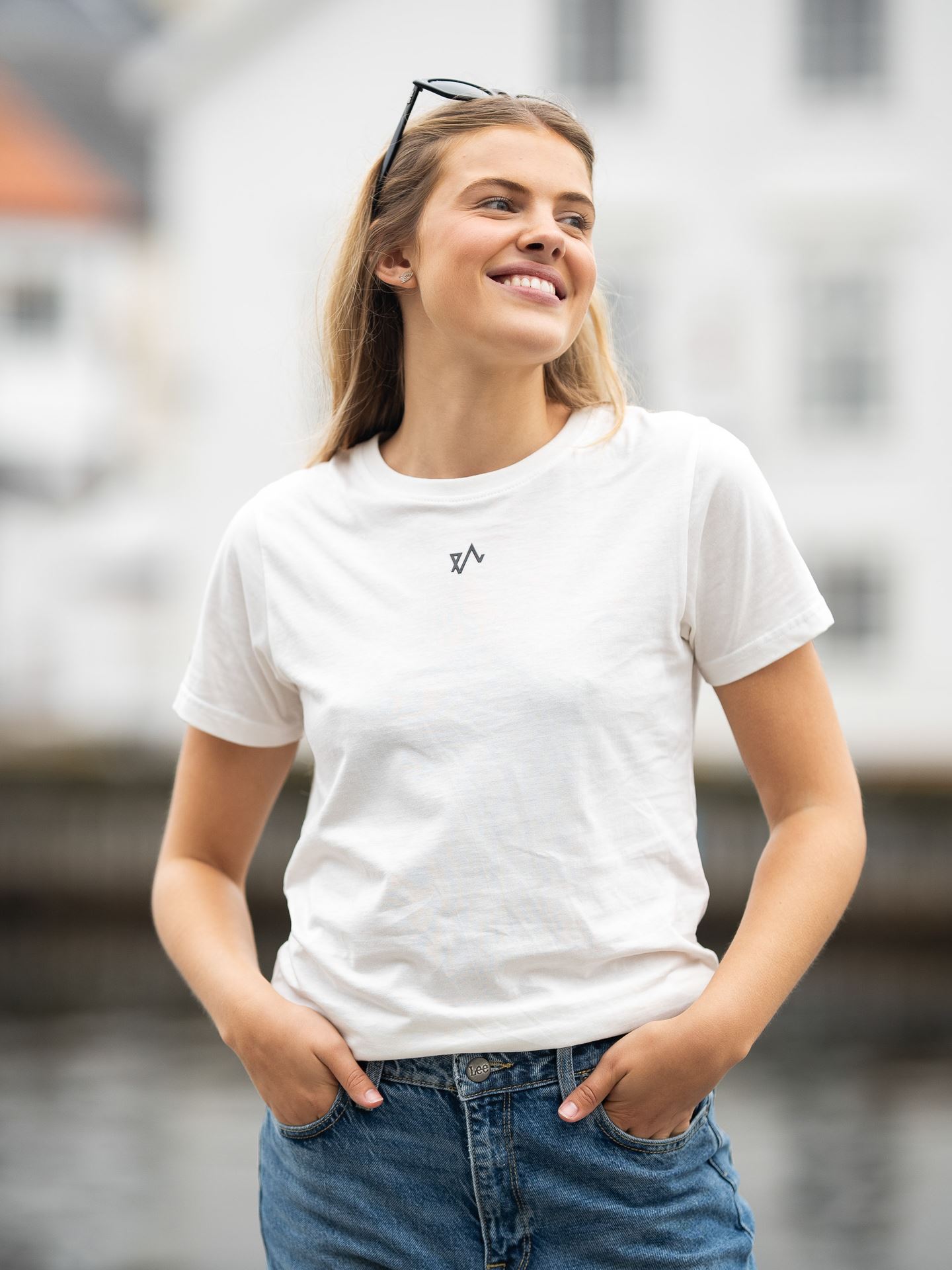 Twentyfour & T-skjorte Hvit