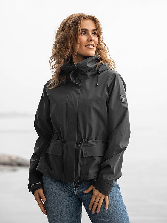 Twentyfour Mode Kaja Skalljakke Antrasitt