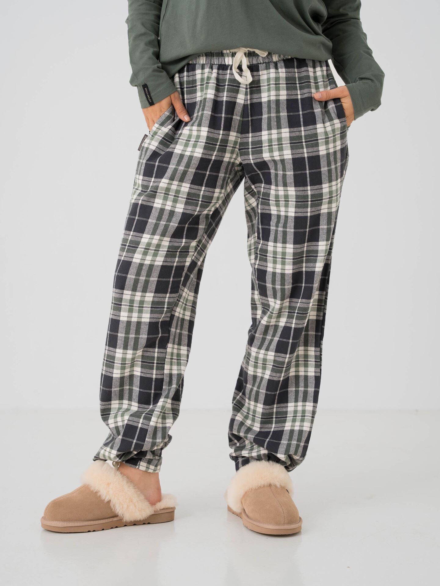 Twentyfour Dreamy Pyjamas Pant Mellomgrønn