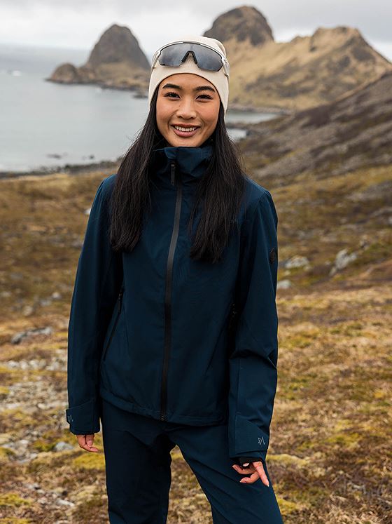 Twentyfour Aurora 2-Lags Skalljakke Marine