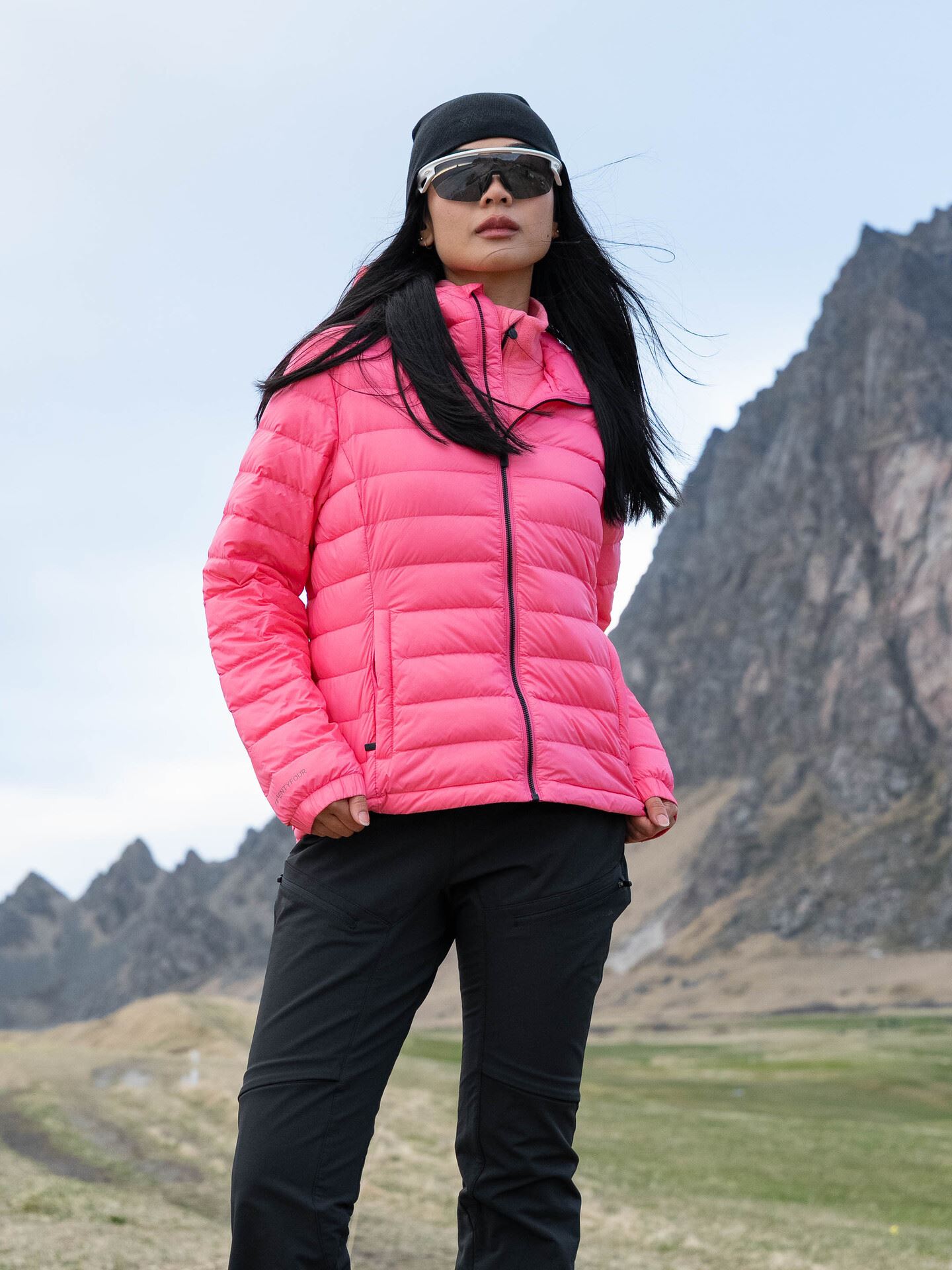 Twentyfour Aurora Lett Dunjakke Rosa