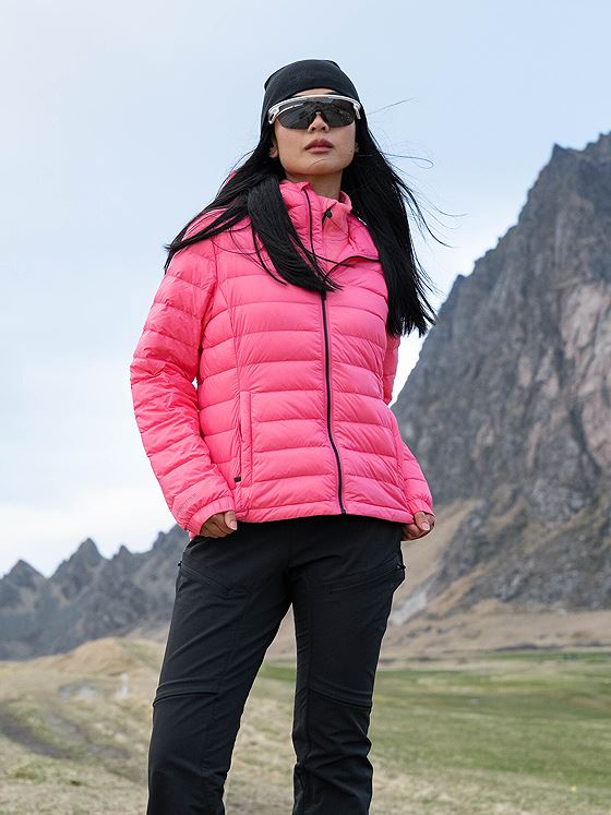 Twentyfour Aurora Lett Dunjakke Rosa