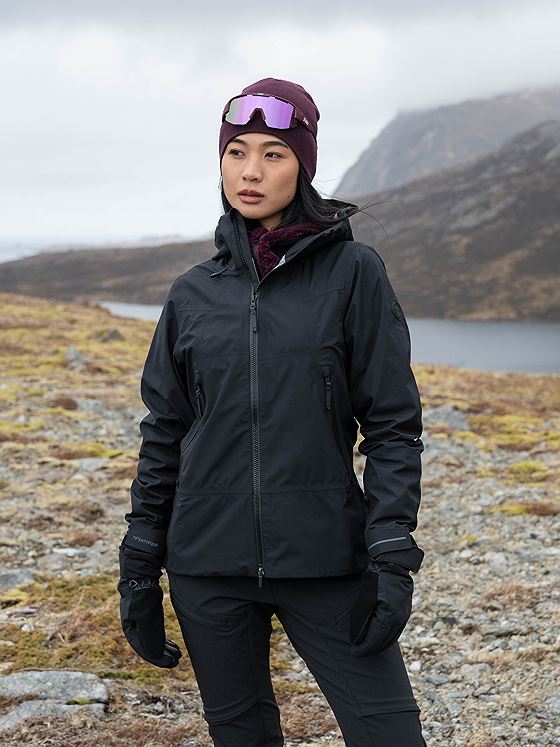 Twentyfour Aurora 3-Lags Skalljakke Sort