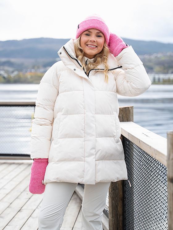 Twentyfour Mode Nea Parka Gråhvit