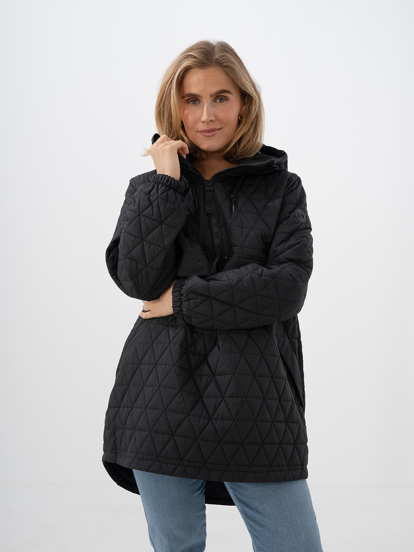 Twentyfour Mode Quilted Anorak Sort