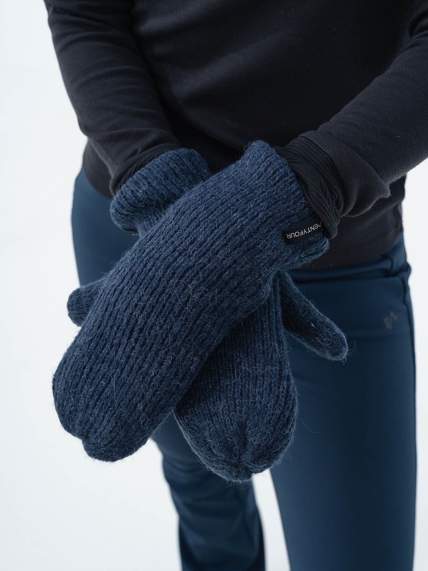 Twentyfour Aurora Ana Strikkevott Marine