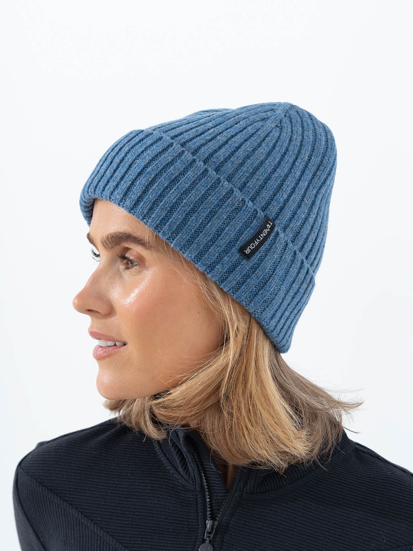 Twentyfour Aurora Rib Lue Gråblå