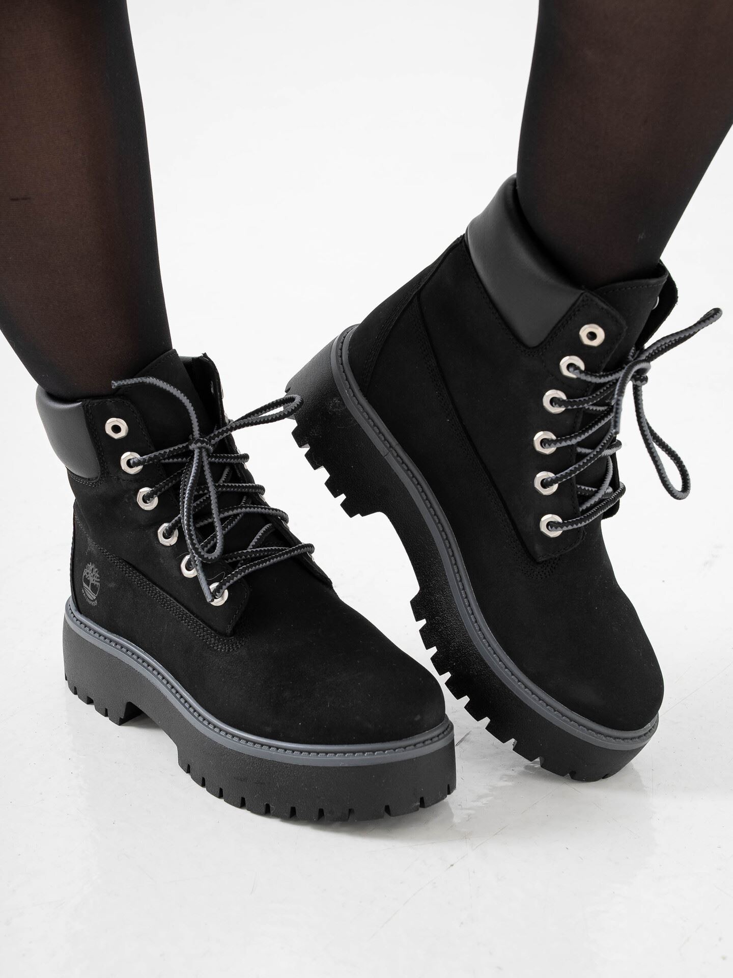 Timberland Stone Street 6 Inch Waterproof Jet Black