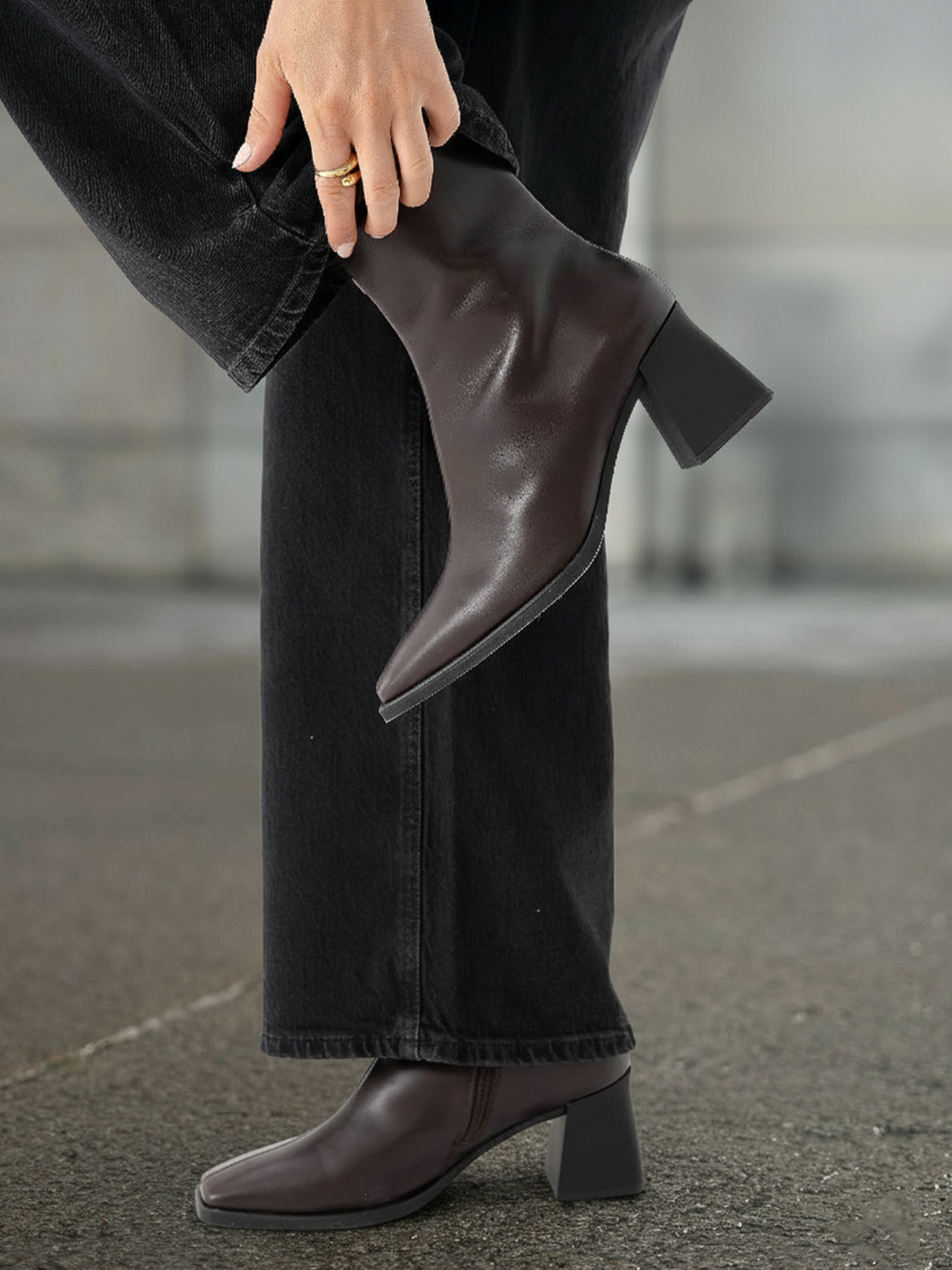 Vagabond Hedda Boots Chocolate