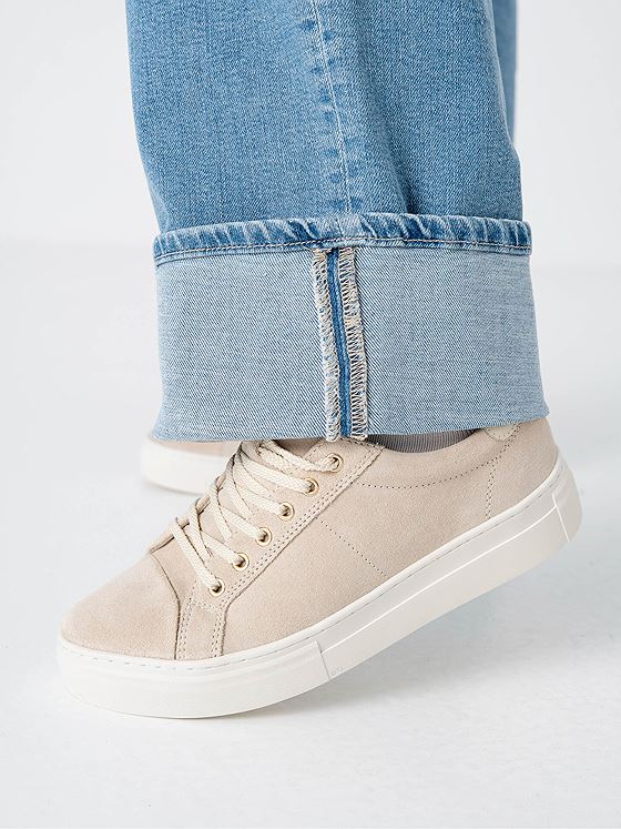 Vagabond Zoe Platform Suede Offwhite