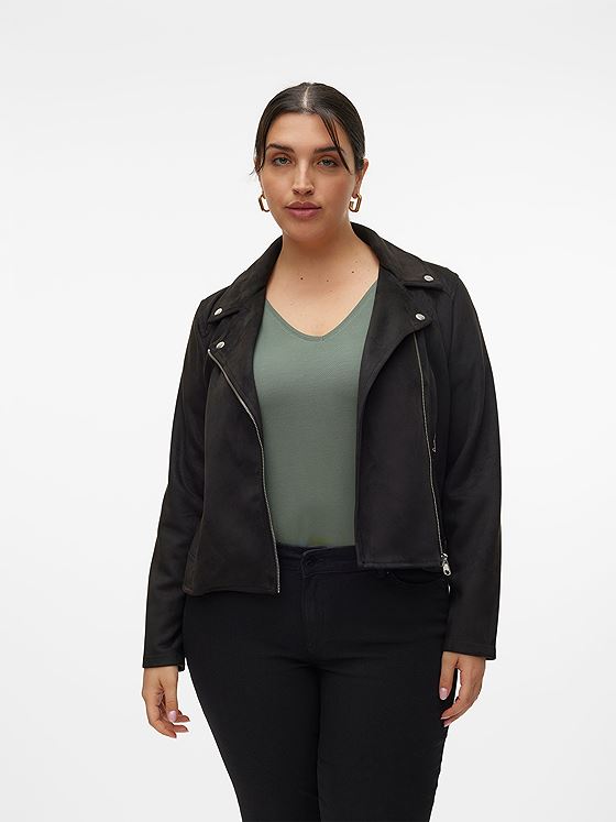 Vero Moda Curve Jose Short Jacket Black