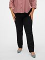 Vero Moda Curve Flash Mid Rise Straight Jeans Black