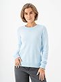 Vila Viril O-Neck Long Sleeve Knit Top Nantucket Breeze Light Melange
