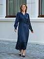 Vila Enna Ravenna Ankle Wrap Dress Navy Blazer